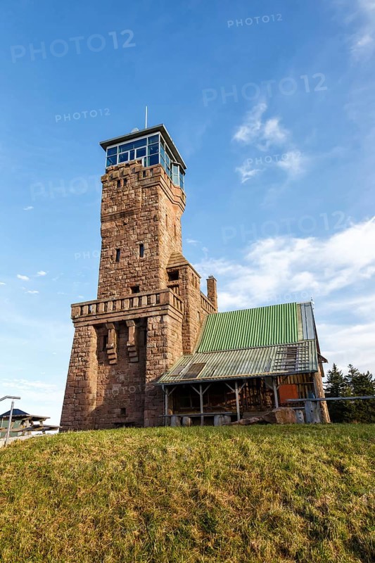 Hornisgrinde tower Tower on the top of the Hornisgrinde mountain in the Black Forest in autumn in Seebach