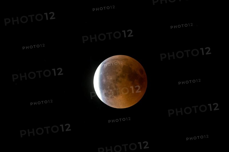 Lunar eclipse in Central Europe