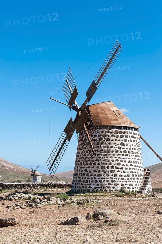 Two windmills