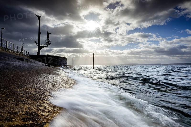 Storm Lolita moves across Lake Constance