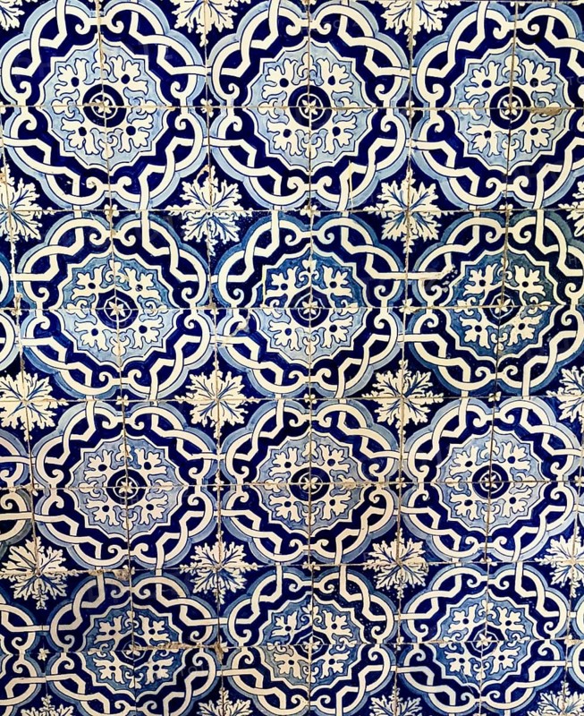 Blue White Azulejo Tiles