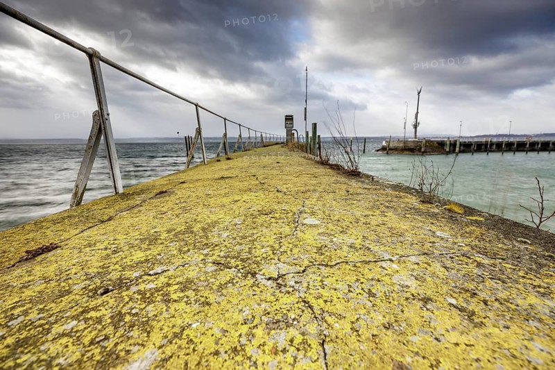 Storm Lolita moves across Lake Constance