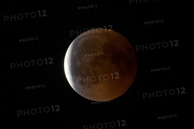Lunar eclipse in Central Europe