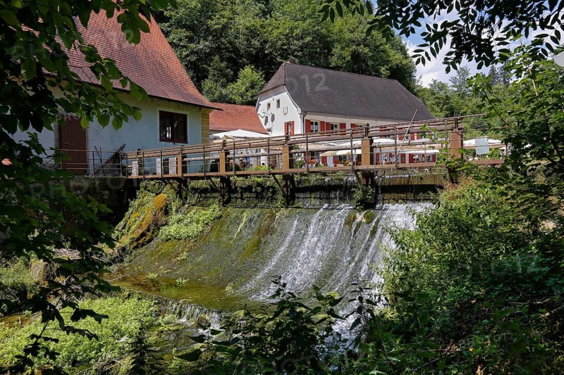 Wimsen mill on the river course of the Ach river