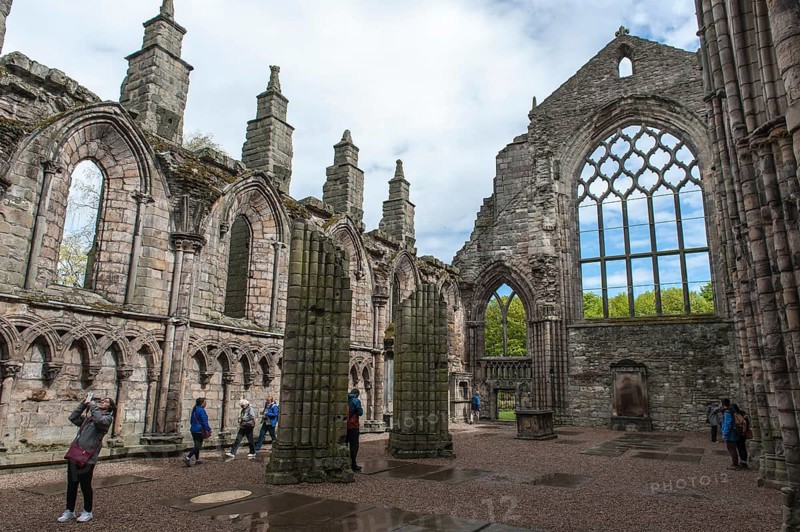 Holyrood Abbey church ruins
