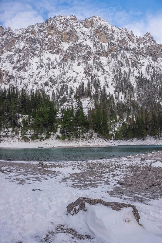Mountain lake with Mountains