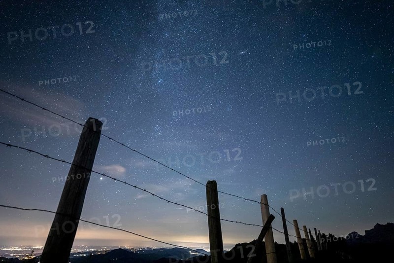 Milky Way on a clear night on the Hochalp