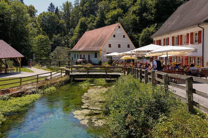 Wimsen mill on the river course of the river Ach