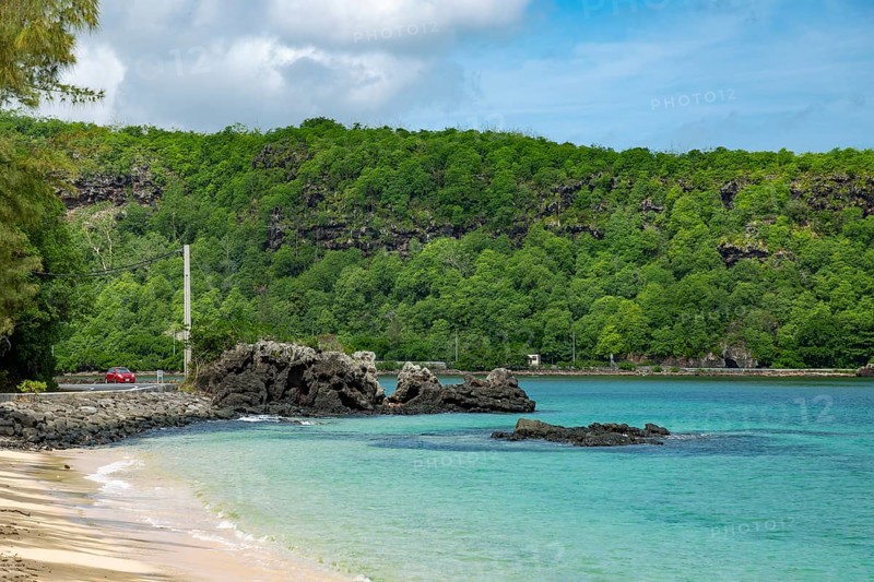La prairie beach in the south of the republic of Mauritius