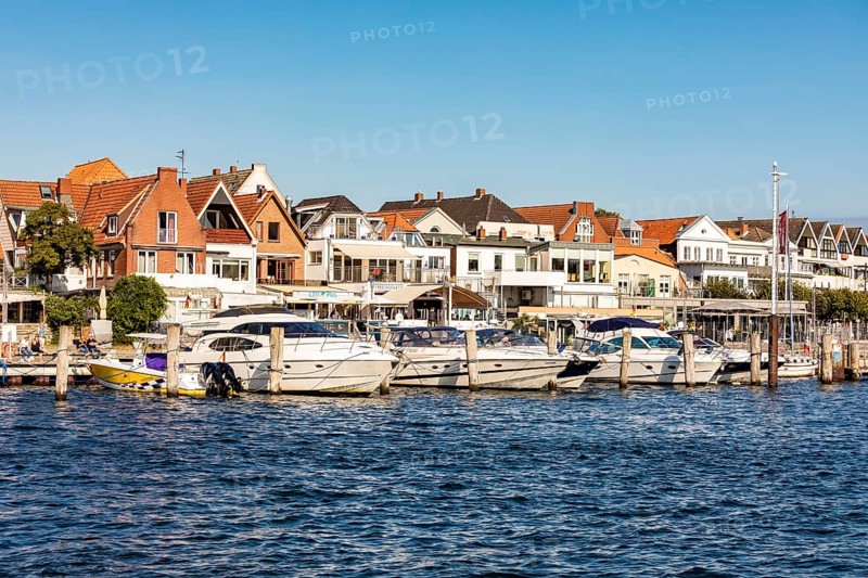 Motorboats on the waterfront