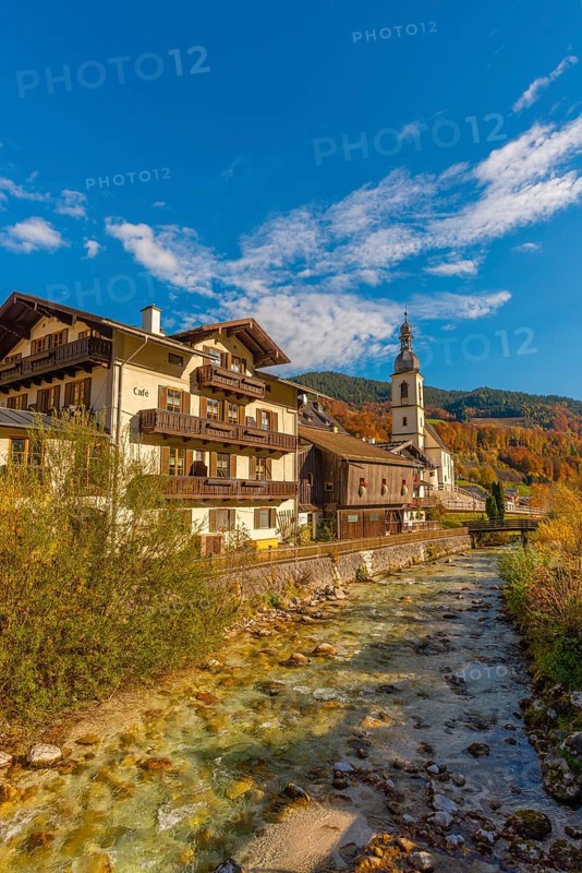 Ramsauer Au with St. Sebastian Parish Church