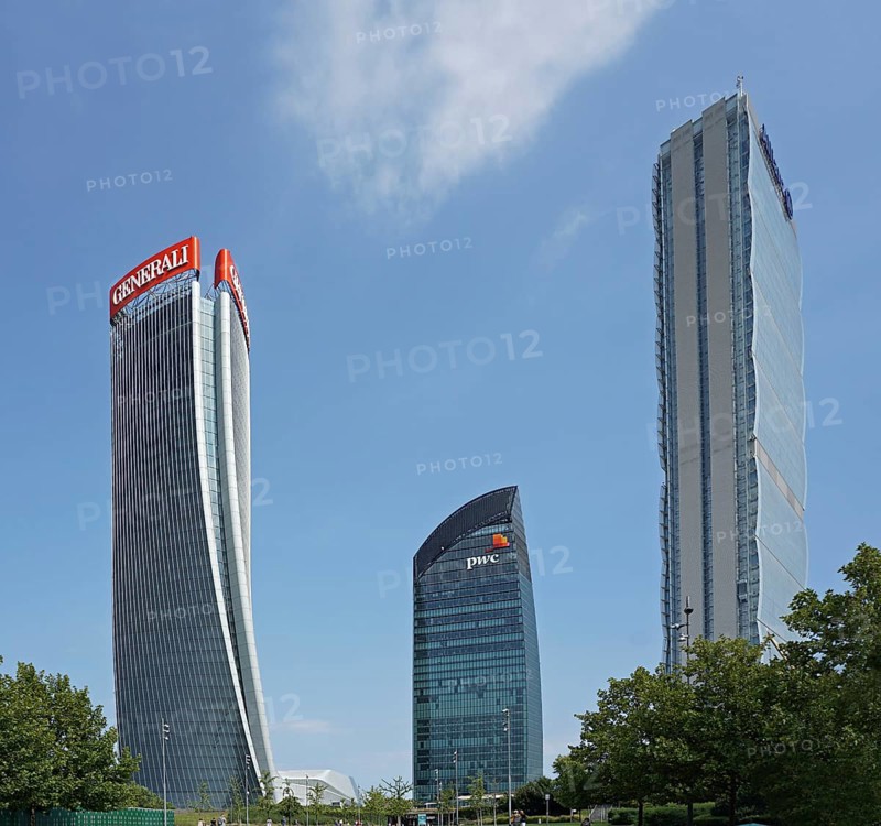 Torre Generali or Lo Storto by architect Zaha Hadid