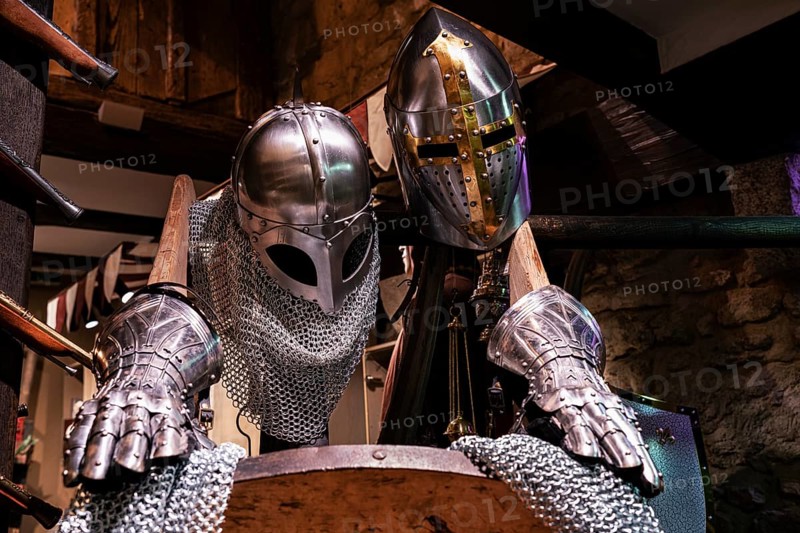 Knight's helmets