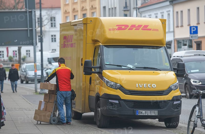 DHL Transporter Parcel Delivery