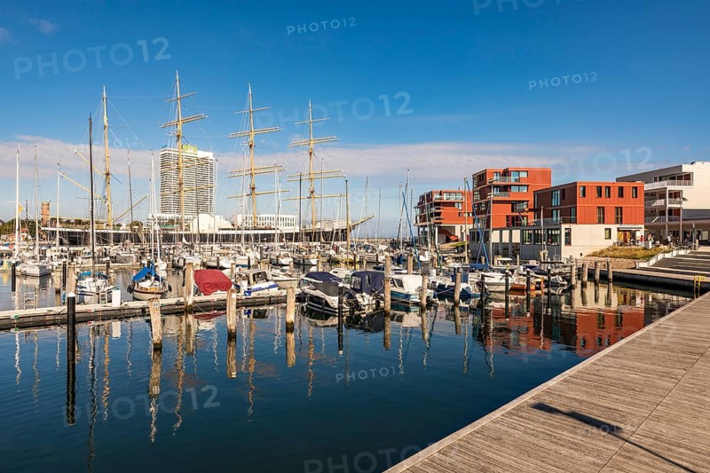 Boats in the Passat harbour on the Priwall peninsula