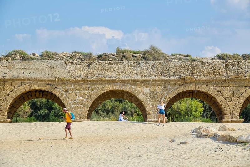 Aquaeduct on the beach