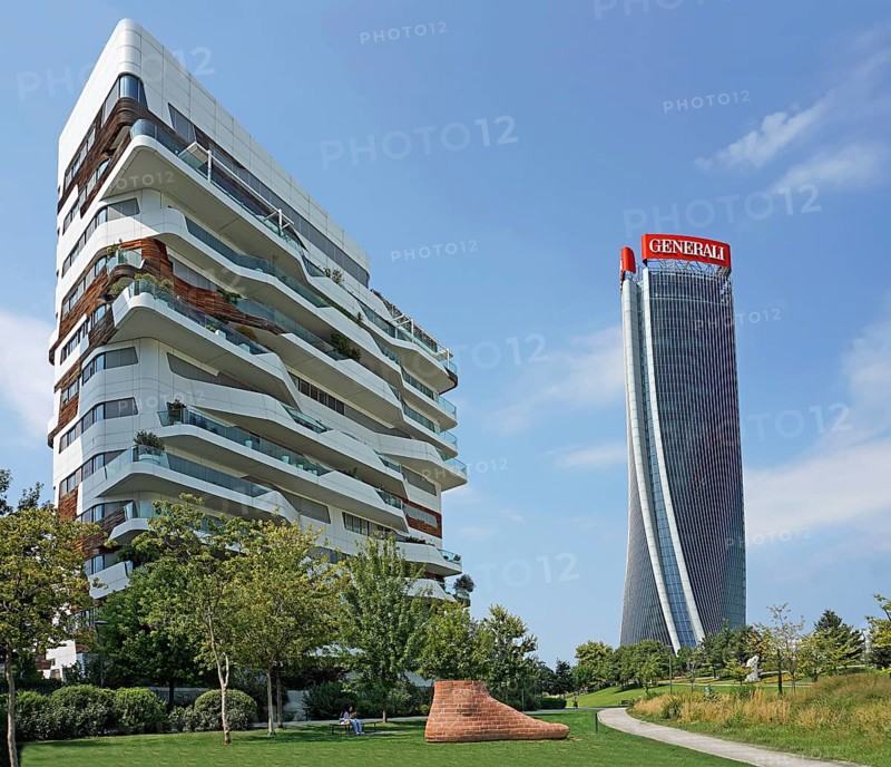 Generali Tower or Torre Generali or Lo Storto and Apartment Residential Complex by Architect Zaha Hadid