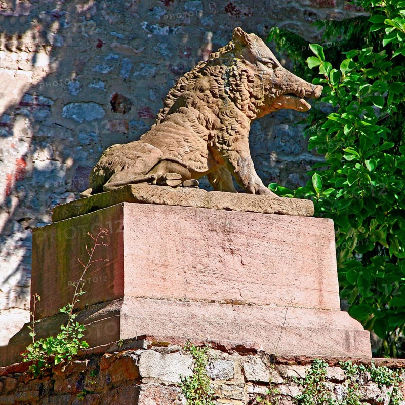 Heraldic animal boar