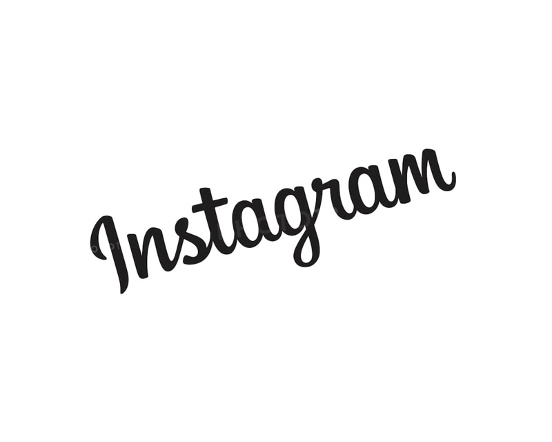 Instagram wordmark black