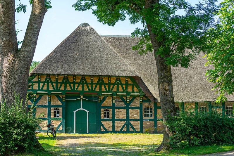 Half-timbered farmhouse