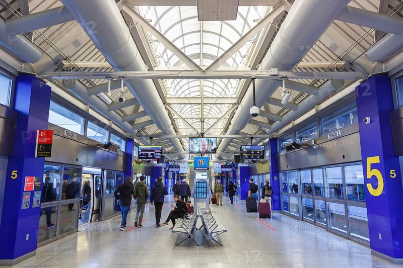 Airtrain Station Station at New York John F Kennedy