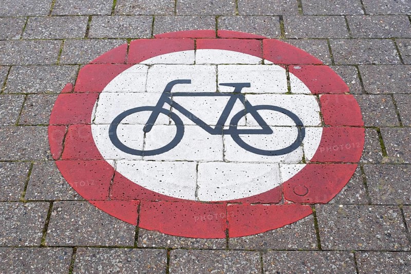 Prohibition for cyclists