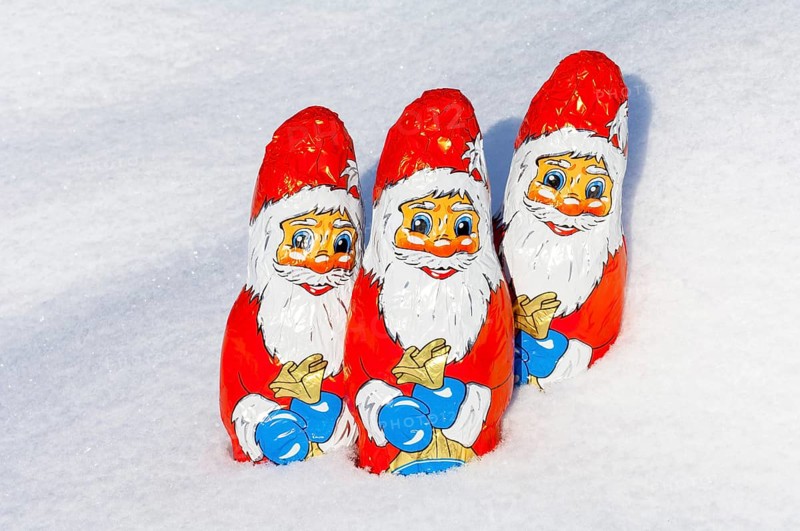 Chocolate Santas
