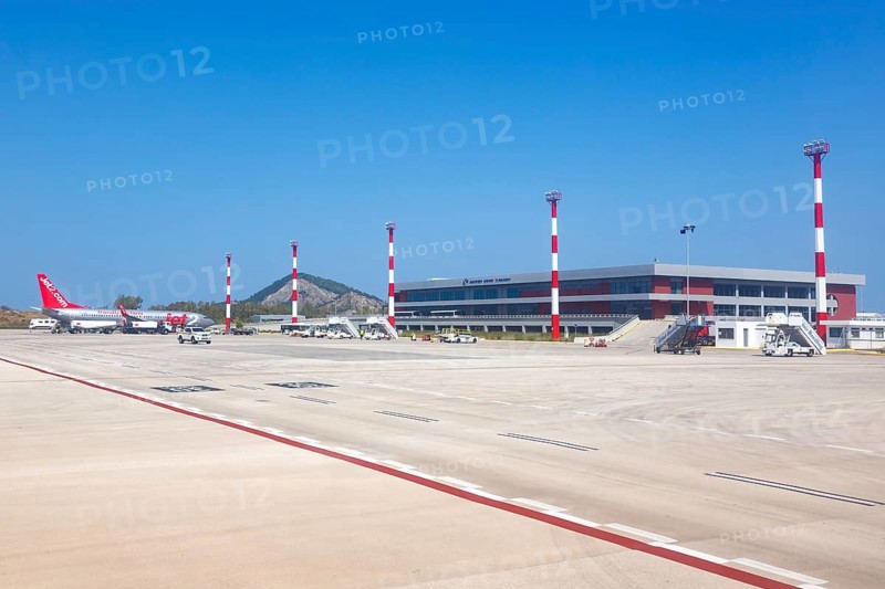 Terminal of the airport in Zakynthos