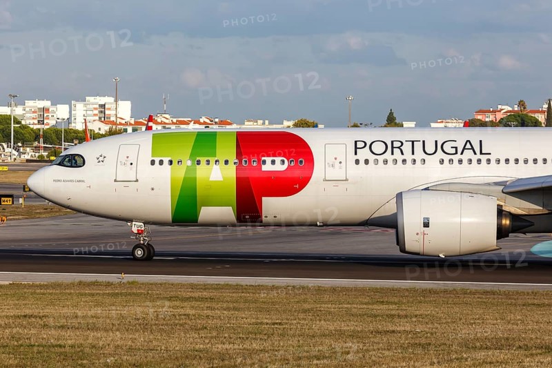 A TAP Air Portugal Airbus A330-900neo with the registration CS-TUG at the airport in Lisbon
