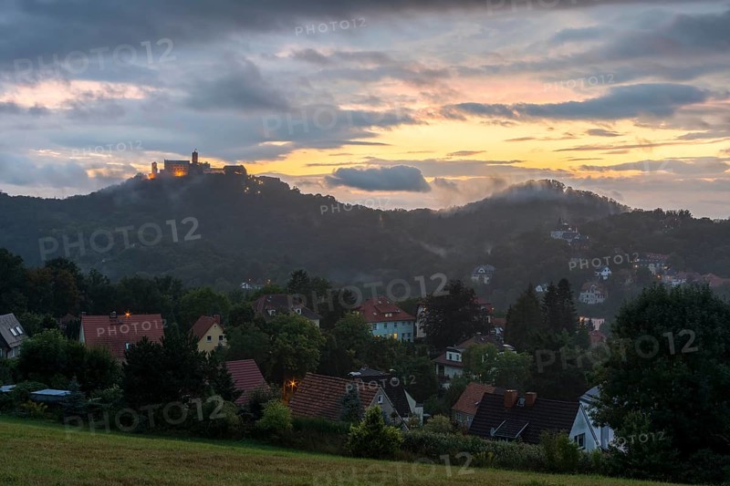 View from the Goepelskuppel of Wartburg Castle