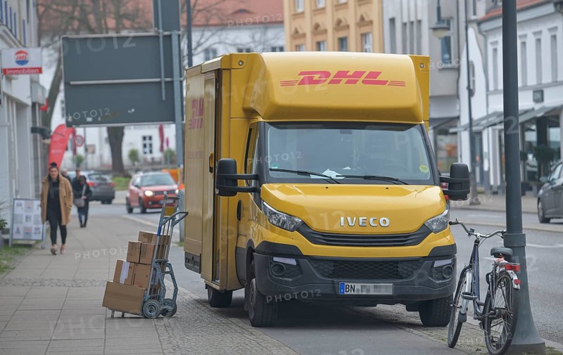 DHL Transporter Parcel Delivery