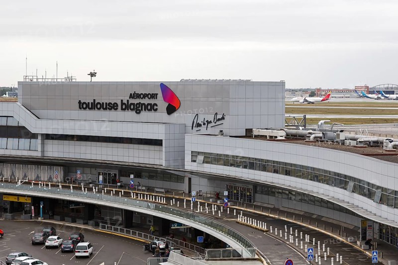 Terminal of Toulouse Blagnac Airport
