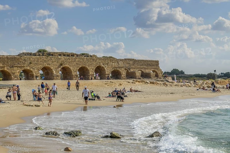 Aquaeduct on the beach
