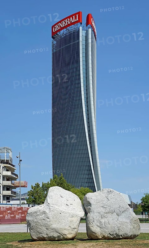 Generali Tower or Torre Generali or Lo Storto by architect Zaha Hadid