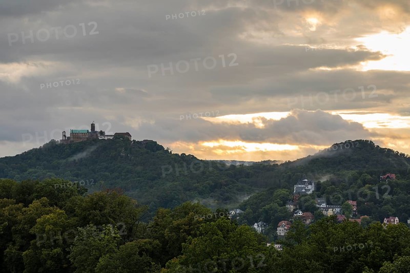 View from the Goepelskuppel of Wartburg Castle
