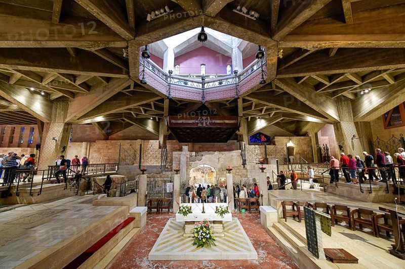 Lower sanctuary with Annunciation Grotto