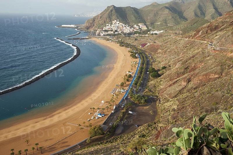 The beach Playa de Las Teresitas