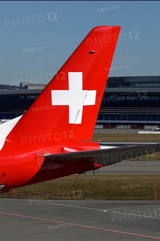 Tail fin Helvetic Airways