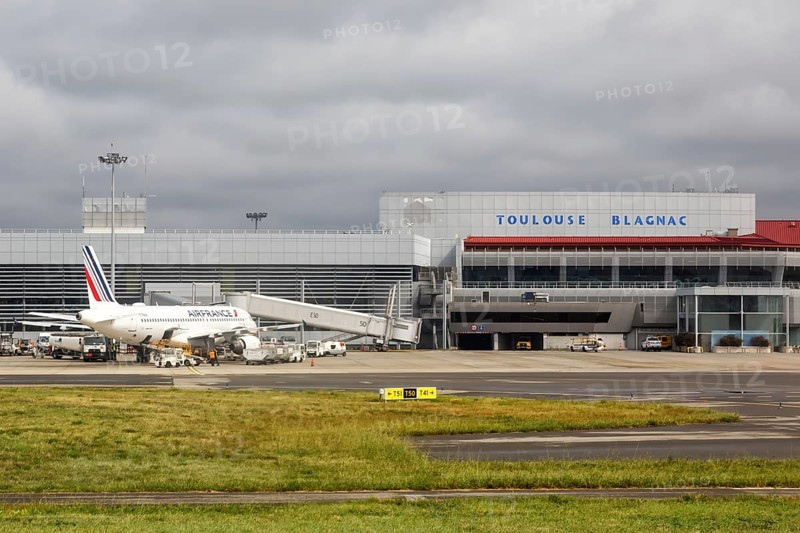 Terminal of Toulouse Blagnac Airport
