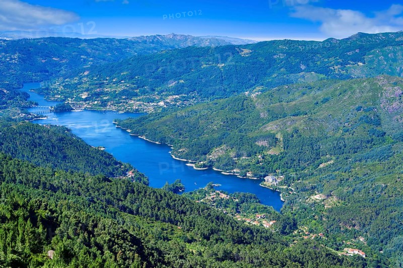 View from the point of view Pedra Bela over the Cavado River