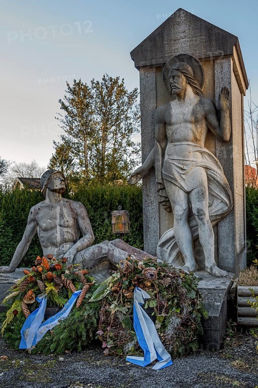 War memorial at the church of St. Blasius and Alexander