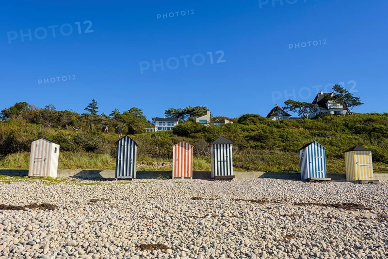 Colorful Beach Cabins
