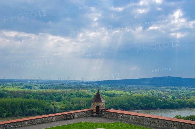 Beautiful view from Bratislava castle
