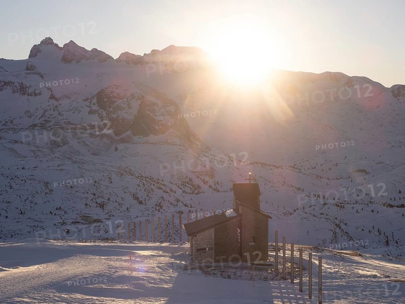 Sunset over the Dachstein Massif