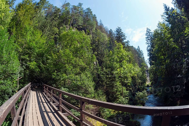 Entrance to Edmundsklamm and Wilde Klamm