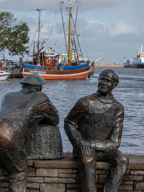Harbour with crab cutter