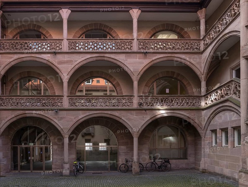 Historic courtyard
