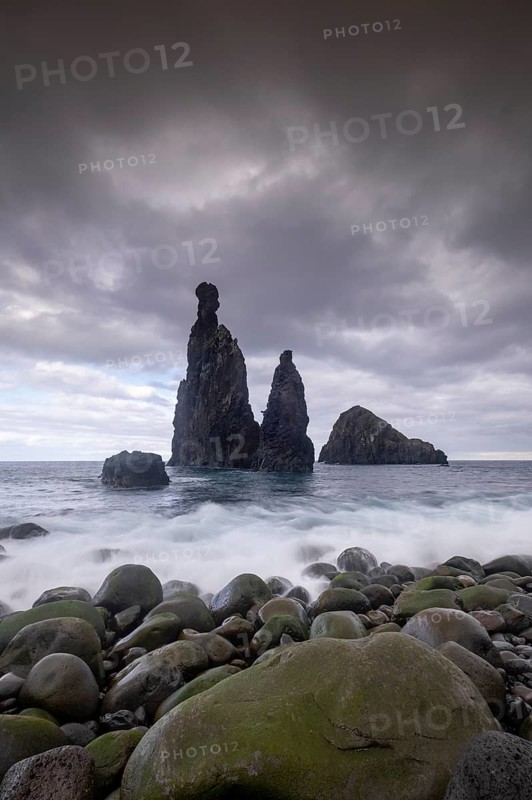 Volcanic rock formations