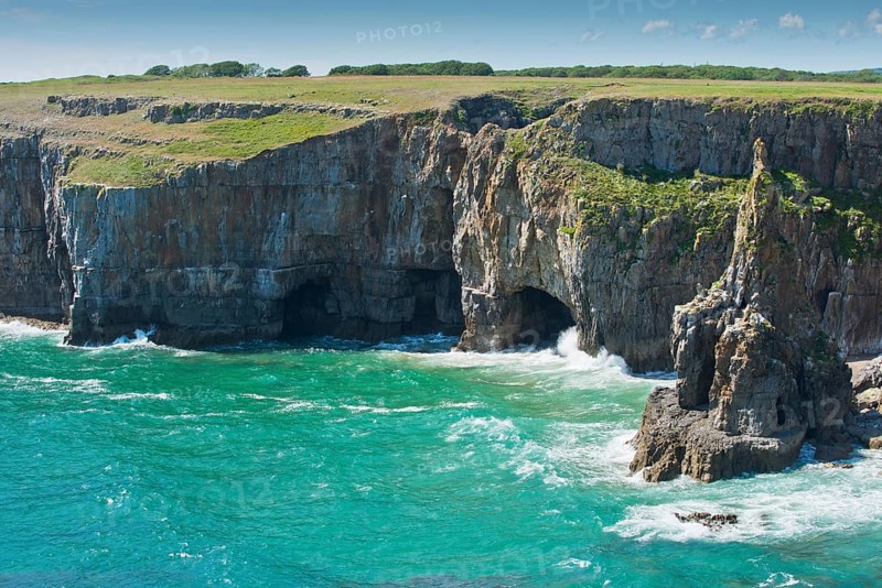 Rocky coast in Pembrokeshire National Park