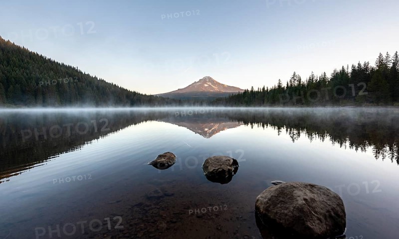 Three stones in the water